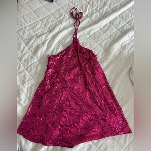 Lucy in the Sky Pink Sequin Mini Dress